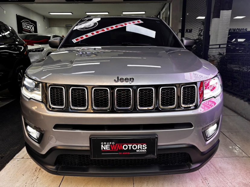 Foto do veículo JEEP COMPASS 2.0 16V FLEX LONGITUDE AUTOMÁTICO 2019 76.791 KM 117.777,00
