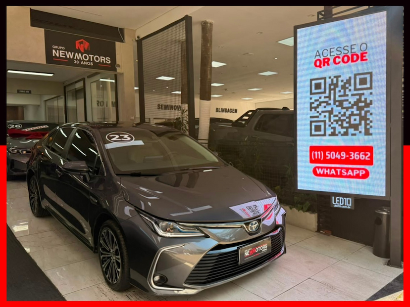 Foto do veículo TOYOTA COROLLA 1.8 VVT-I HYBRID FLEX ALTIS PREMIUM CVT 2023 52.988 KM 138.777,00