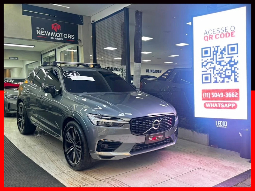 Foto do veículo VOLVO XC60 2.0 T8 HYBRID R-DESIGN AWD GEARTRONIC 2021 60.467 KM 207.777,00