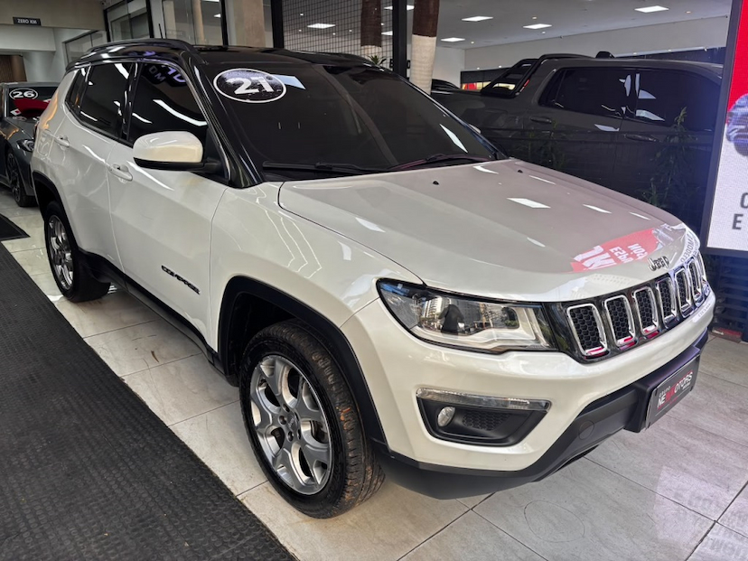 Foto do veículo JEEP COMPASS 2.0 16V DIESEL LONGITUDE 4X4 AUTOMÁTICO 2021 59.770 KM 116.777,00