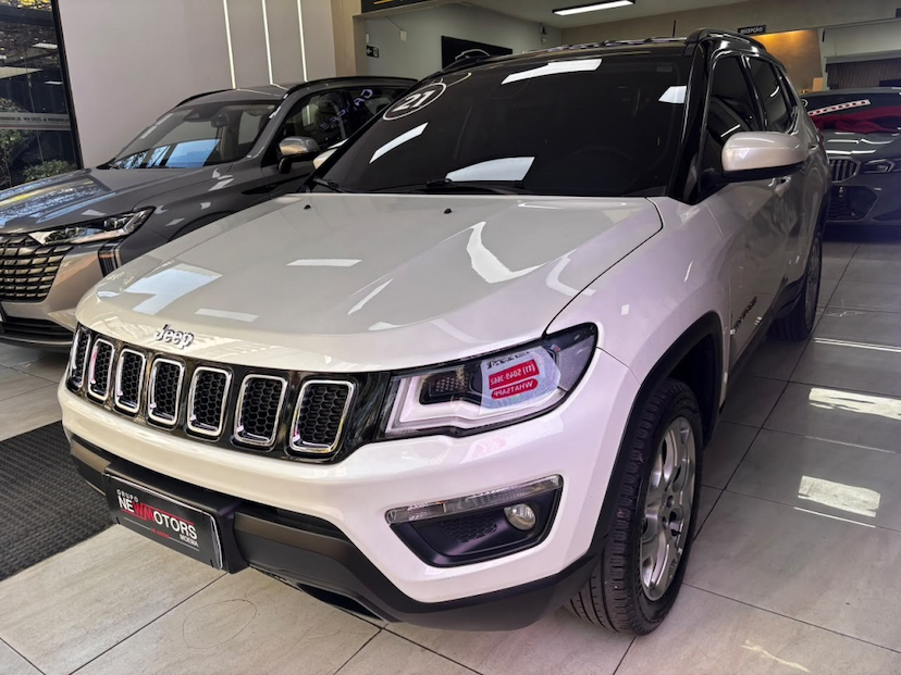 Foto do veículo JEEP COMPASS 2.0 16V DIESEL LONGITUDE 4X4 AUTOMÁTICO 2021 59.770 KM 116.777,00