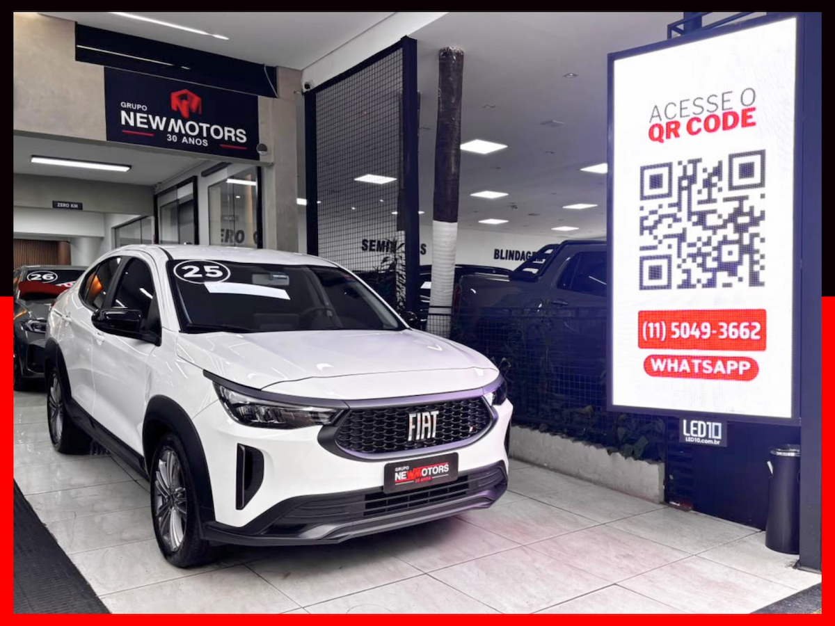 Foto do veículo FIAT FASTBACK 1.0 TURBO 200 FLEX CVT 2025/2025 14.293 KM R$ 108.777,00