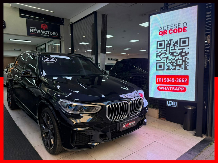 Foto do veículo BMW X5 3.0 I6 TURBO HÍBRIDO XDRIVE45E M SPORT AUTOMÁTICO 2022 39.847 KM 354.777,00