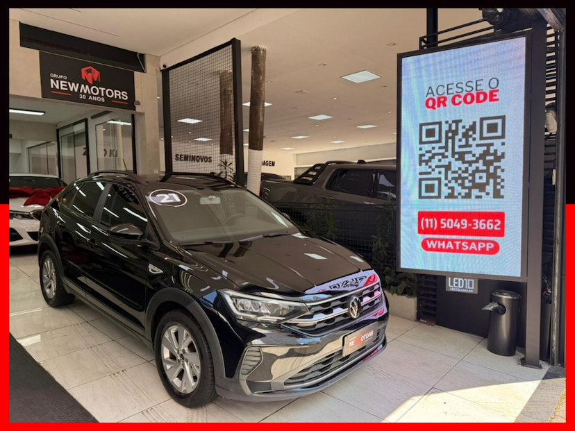 Foto do veículo VOLKSWAGEN NIVUS 1.0 200 TSI TOTAL FLEX COMFORTLINE AUTOMÁTICO 2021 67.240 KM 94.777,00
