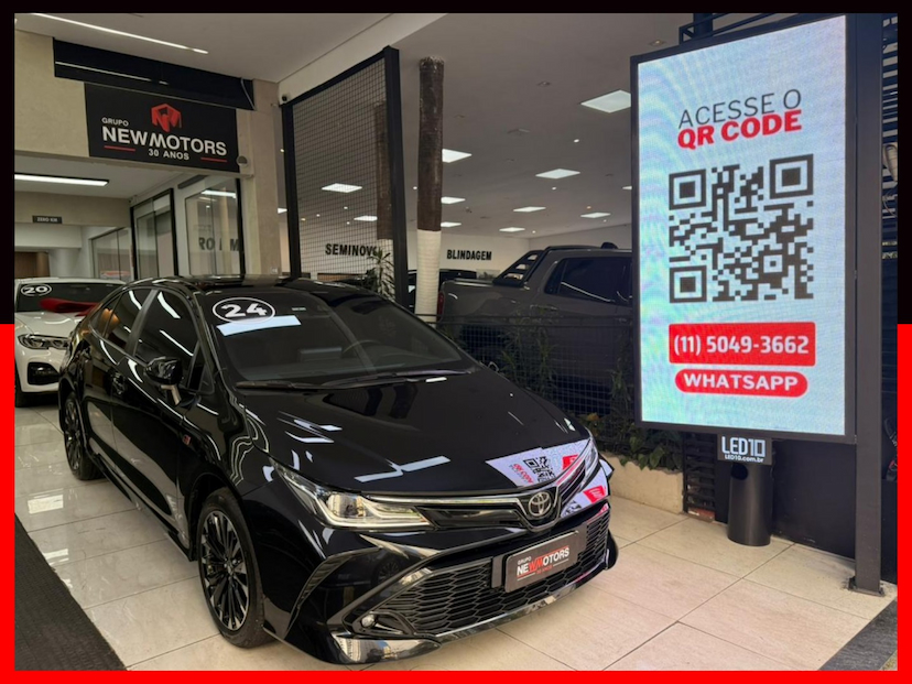 Foto do veículo TOYOTA COROLLA 2.0 VVT-IE FLEX GR-S DIRECT SHIFT 2024 17.795 KM 163.777,00