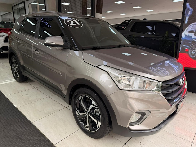 Foto do veículo HYUNDAI CRETA 1.6 16V FLEX SMART PLUS AUTOMÁTICO 2021 51.609 KM 99.777,00