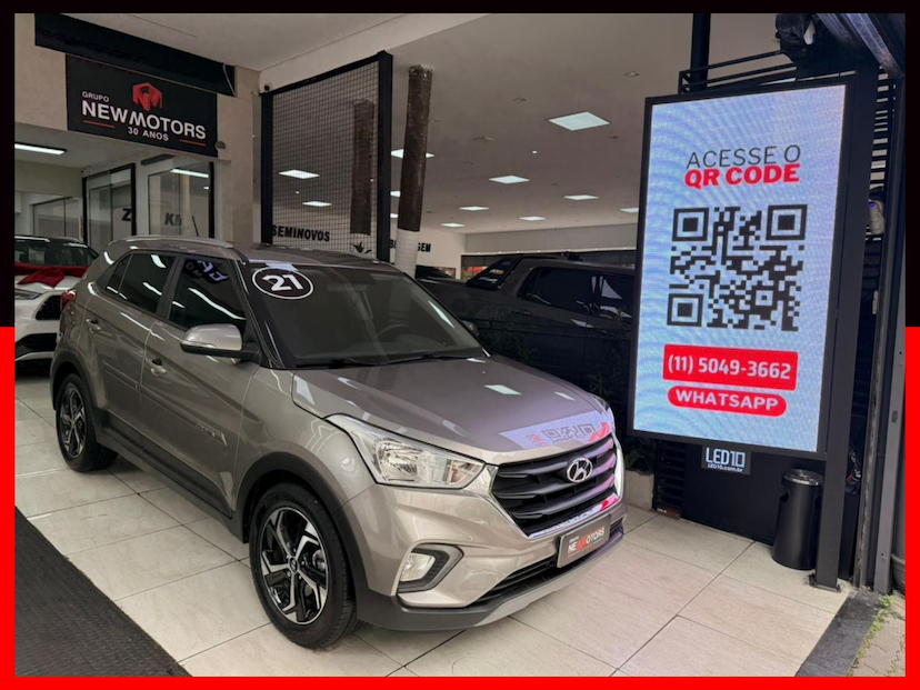 Foto do veículo HYUNDAI CRETA 1.6 16V FLEX SMART PLUS AUTOMÁTICO 2021 51.609 KM 99.777,00