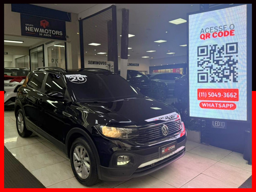 Foto do veículo VOLKSWAGEN T-CROSS 1.0 200 TSI TOTAL FLEX AUTOMÁTICO 2020 60.003 KM 89.777,00
