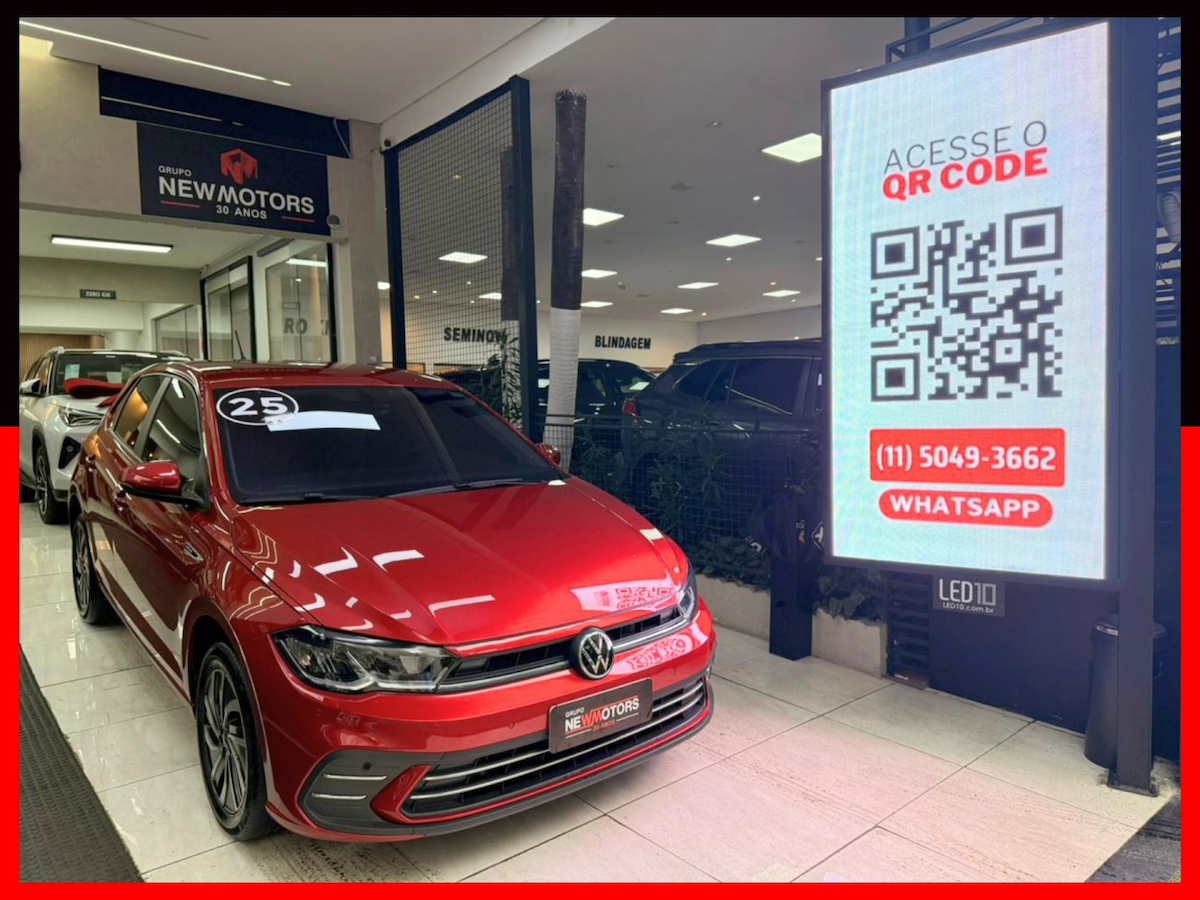 Foto do veículo VOLKSWAGEN POLO 1.0 170 TSI HIGHLINE AUTOMÁTICO 2024/2025 39.975 KM R$ 109.777,00