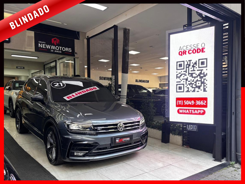 Foto do veículo VOLKSWAGEN TIGUAN 2.0 350 TSI GASOLINA ALLSPACE R-LINE 4MOTION DSG 2021 66.125 KM 168.777,00