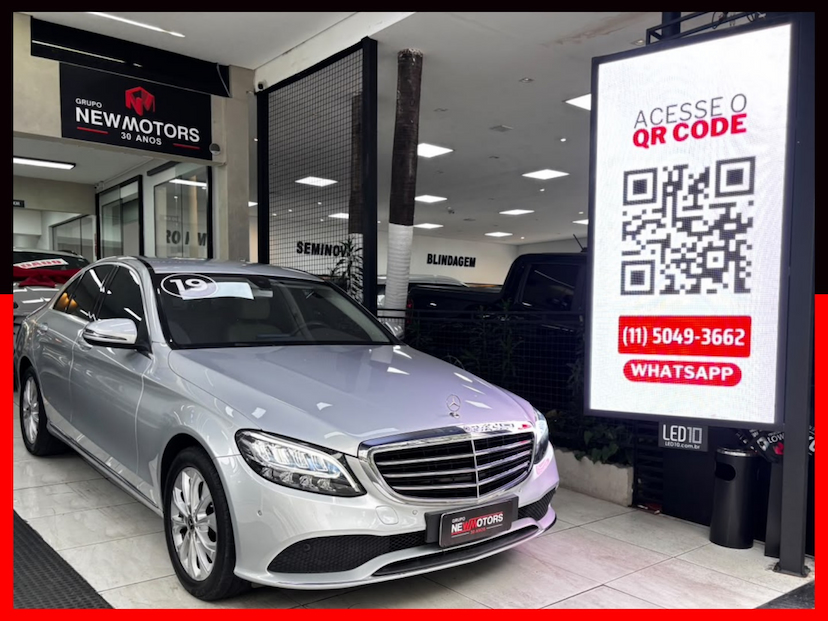 Foto do veículo MERCEDES-BENZ C 180 1.6 CGI FLEX EXCLUSIVE 9G-TRONIC 2018 48.812 KM 139.777,00