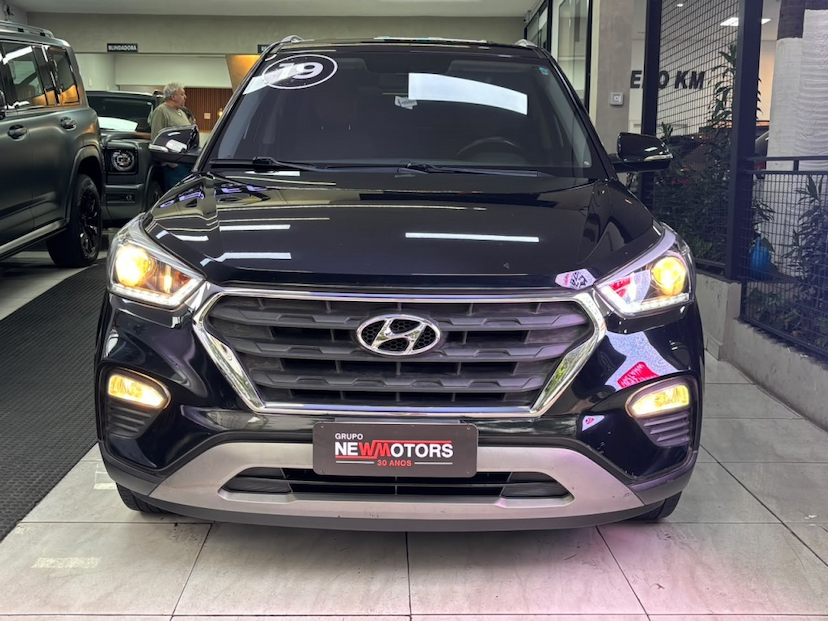 Foto do veículo HYUNDAI CRETA 2.0 16V FLEX PRESTIGE AUTOMÁTICO 2019 78.856 KM 96.777,00