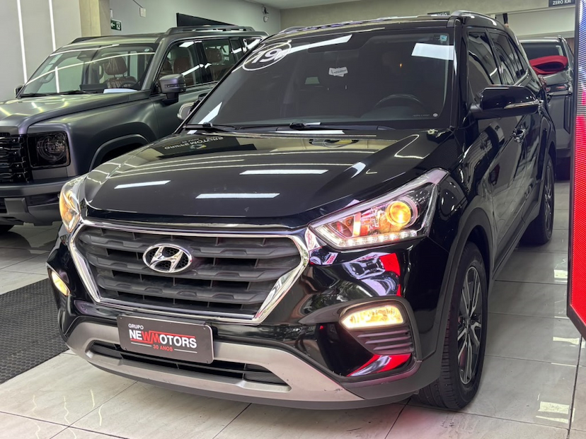 Foto do veículo HYUNDAI CRETA 2.0 16V FLEX PRESTIGE AUTOMÁTICO 2019 78.856 KM 96.777,00