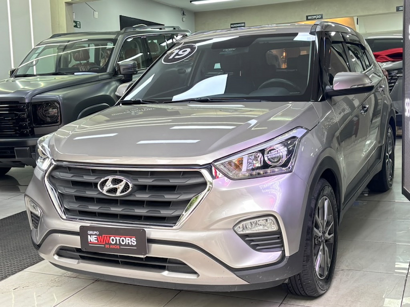 Foto do veículo HYUNDAI CRETA 2.0 16V FLEX PRESTIGE AUTOMÁTICO 2019 70.290 KM 92.777,00