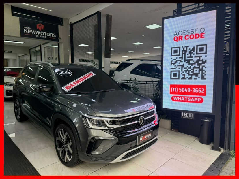 Foto do veículo VOLKSWAGEN TAOS 1.4 250 TSI TOTAL FLEX HIGHLINE AUTOMÁTICO 2024 15.000 KM 209.777,00