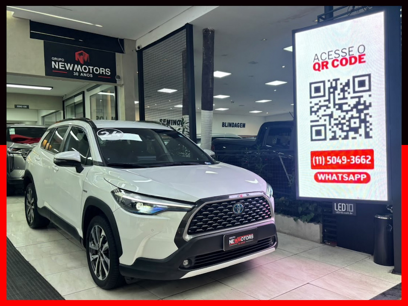 Foto do veículo TOYOTA COROLLA CROSS 1.8 VVT-I HYBRID FLEX XRV CVT 2024 60.732 KM 152.777,00