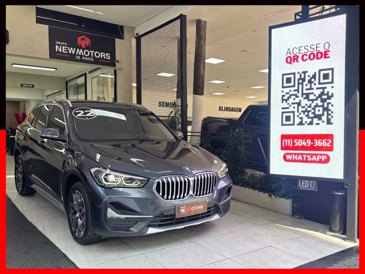 Foto do veículo BMW X1 2.0 16V TURBO ACTIVEFLEX SDRIVE20I X-LINE PLUS 4P AUTOMÁTICO 2021/2022 43.465 KM R$ 178.777,00