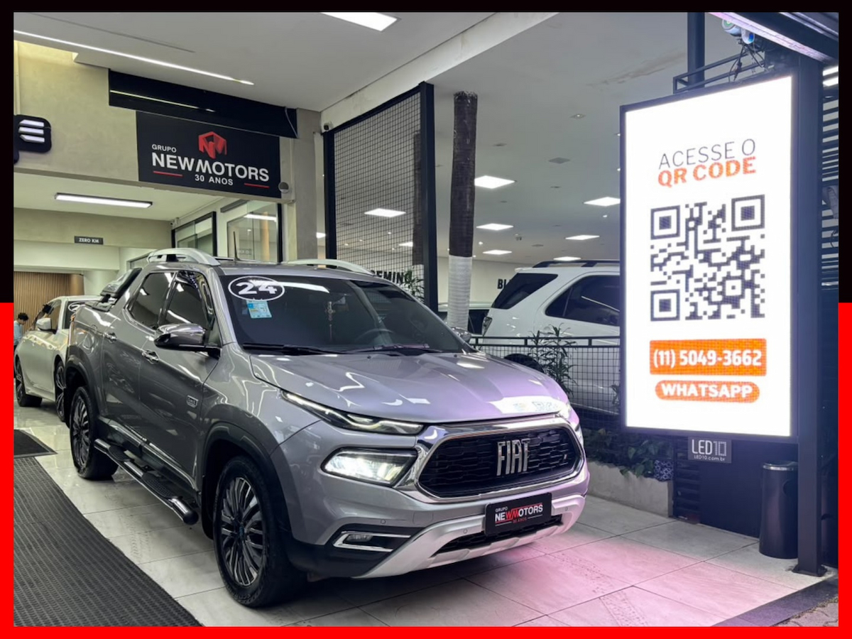 Foto do veículo FIAT TORO 2.0 16V TURBO DIESEL RANCH 4WD AT9 2024/2024 40.708 KM R$ 147.770,00