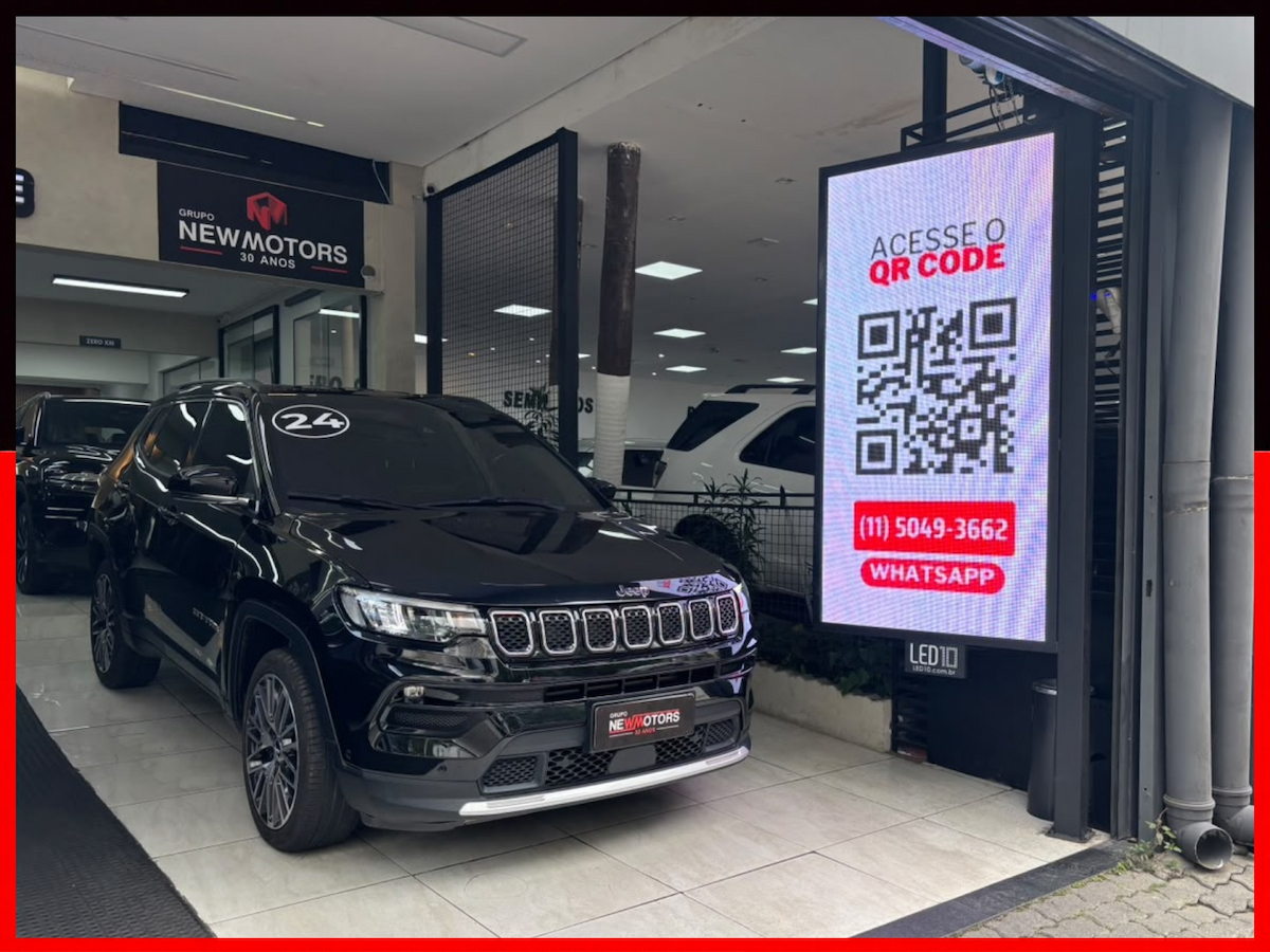 Foto do veículo JEEP COMPASS 1.3 T270 TURBO FLEX LIMITED AT6 2024/2024 40.482 KM R$ 137.777,00