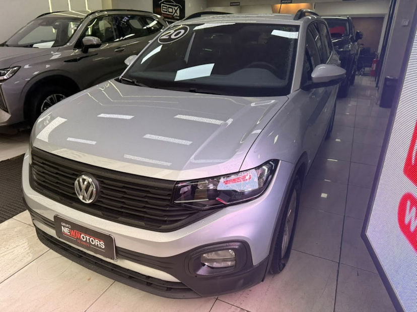 Foto do veículo VOLKSWAGEN T-CROSS 1.0 200 TSI TOTAL FLEX SENSE AUTOMÁTICO 2020 43.912 KM 87.777,00