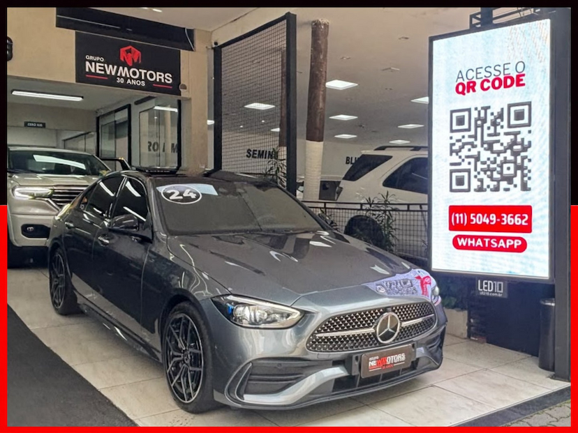 Foto do veículo MERCEDES-BENZ C 300 2.0 EQ BOOST HÍBRIDO AMG LINE 9G-TRONIC 2024 62.517 KM 289.777,00