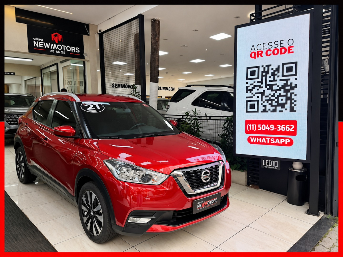 Foto do veículo NISSAN KICKS 1.6 16V FLEXSTART SV 4P XTRONIC 2020/2021 51.065 KM R$ 89.777,00