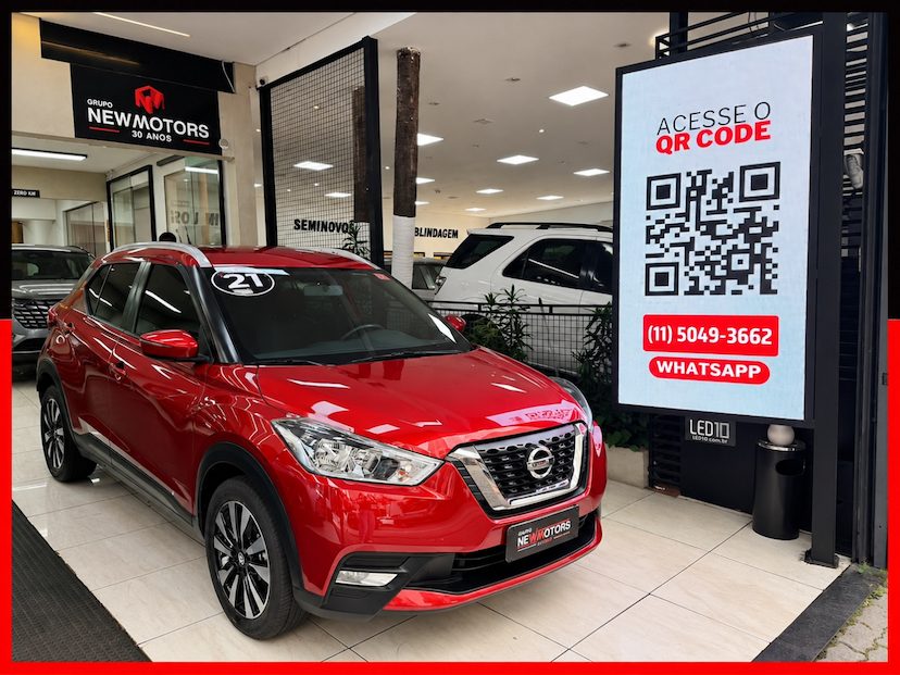 Foto do veículo NISSAN KICKS 1.6 16V FLEXSTART SV 4P XTRONIC 2021 51.065 KM 89.777,00