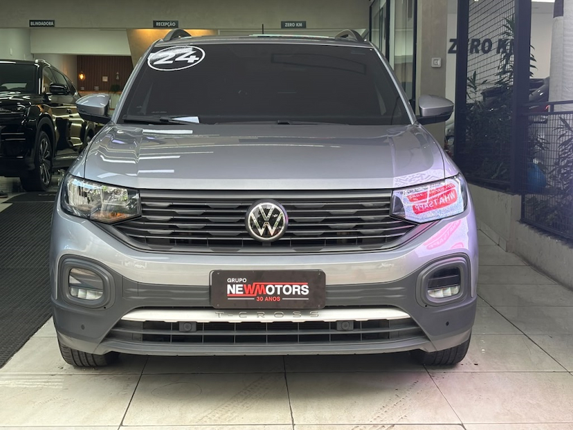 Foto do veículo VOLKSWAGEN T-CROSS 1.0 200 TSI TOTAL FLEX SENSE AUTOMÁTICO 2024 36.953 KM 101.777,00