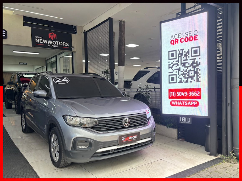 Foto do veículo VOLKSWAGEN T-CROSS 1.0 200 TSI TOTAL FLEX SENSE AUTOMÁTICO 2024 36.953 KM 101.777,00