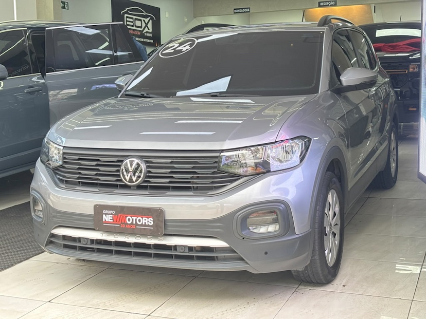 Foto do veículo VOLKSWAGEN T-CROSS 1.0 200 TSI TOTAL FLEX SENSE AUTOMÁTICO 2024 36.953 KM 101.777,00
