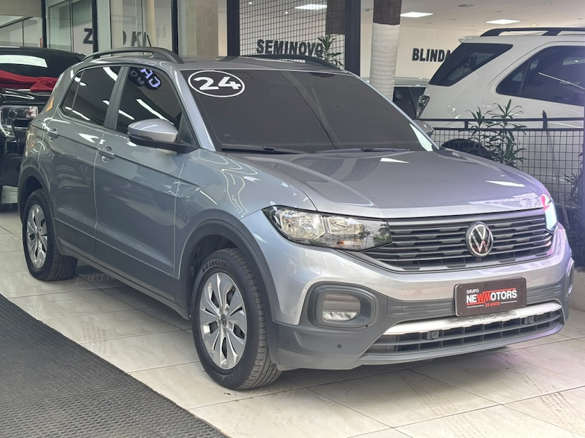 Foto do veículo VOLKSWAGEN T-CROSS 1.0 200 TSI TOTAL FLEX SENSE AUTOMÁTICO 2024 36.953 KM 101.777,00