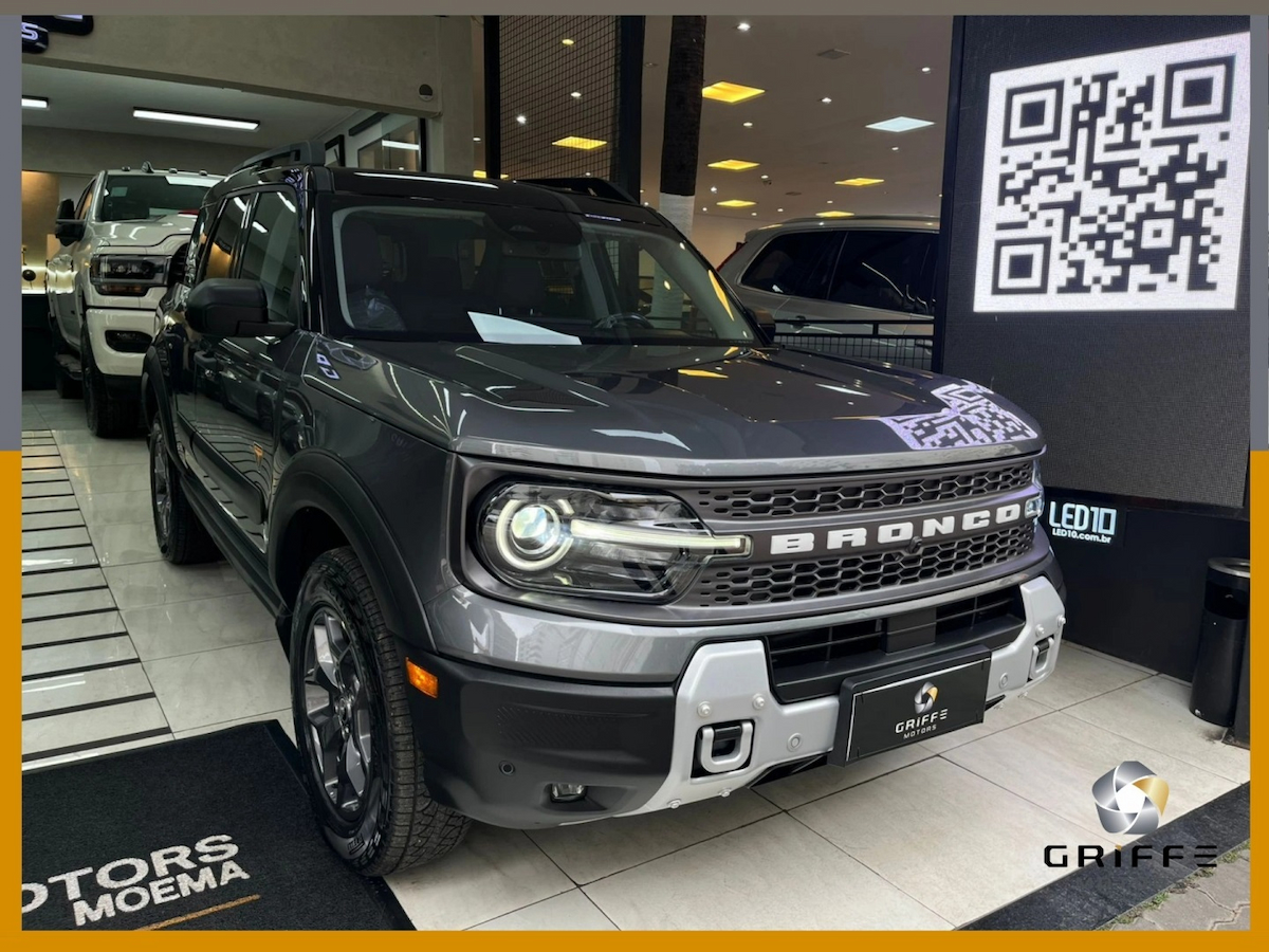 Foto do veículo FORD BRONCO SPORT 2.0 ECOBOOST GASOLINA BADLANDS 4X4 SELECTSHIFT 2025/2025 0 KM R$ 212.000,00