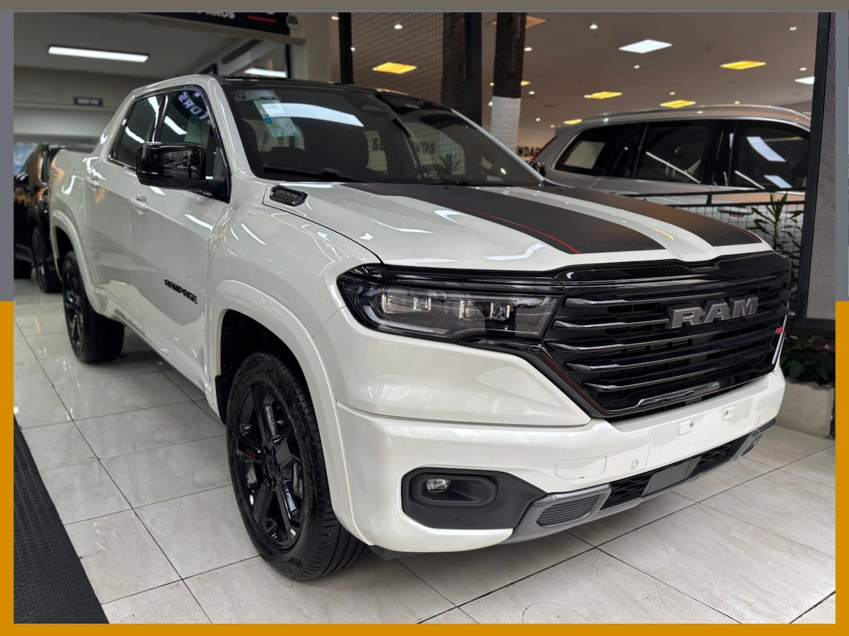 Foto do veículo RAM RAMPAGE 2.0 HURRICANE 4 TURBO FLEX R/T 4X4 AUTOMÁTICO 2026/2027 0 KM R$ 224.780,00
