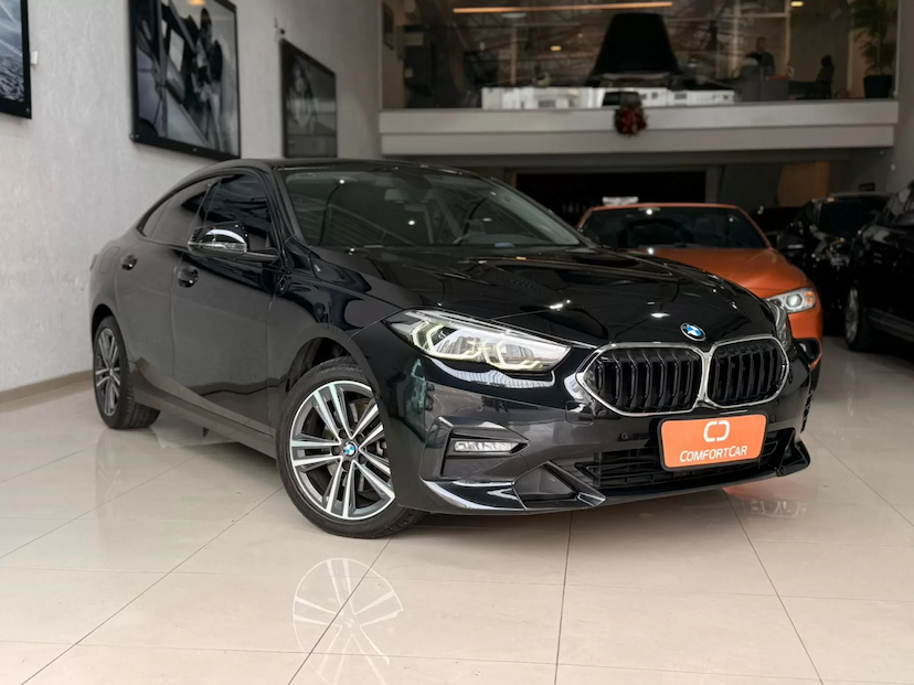 Foto do veículo BMW 218I 1.5 TWINTURBO GASOLINA GRAN COUPE SPORT GP STEPTRONIC 2020 55.000 KM 149.900,00