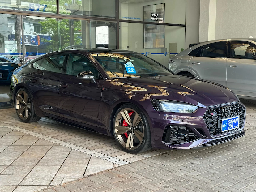 Foto do veículo AUDI RS5 2.9 V6 TFSI GASOLINA SPORTBACK QUATTRO S-TRONIC 2022 8.974 KM 515.000,00