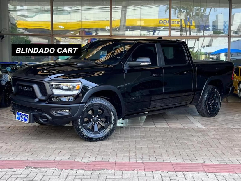 Foto do veículo RAM 1500 5.7 V8 GASOLINA REBEL CD 4X4 AUTOMÁTICO 2022 39.340 KM 429.000,00