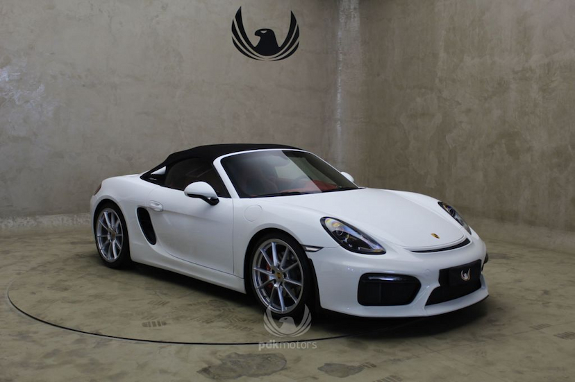Foto do veículo PORSCHE  BOXSTER SPYDER 2016 8.225 KM 539.000,00