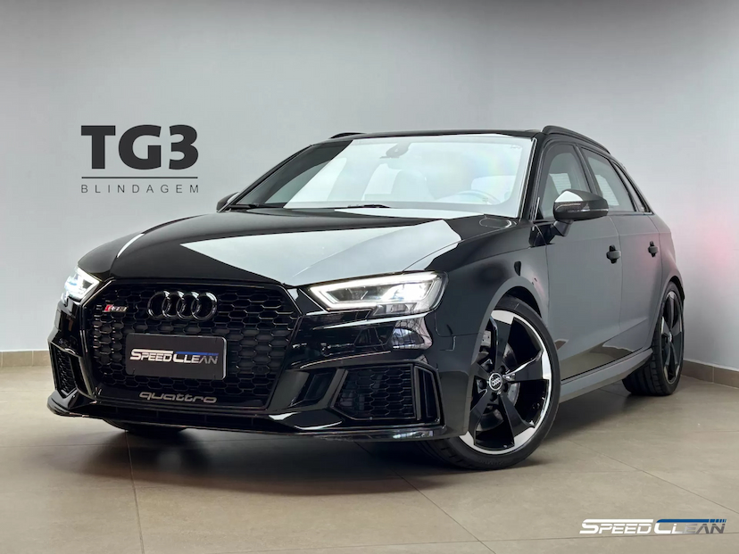 Foto do veículo AUDI RS3 2.5 TFSI GASOLINA SPORTBACK QUATTRO S-TRONIC 2018 25.585 KM 399.900,00