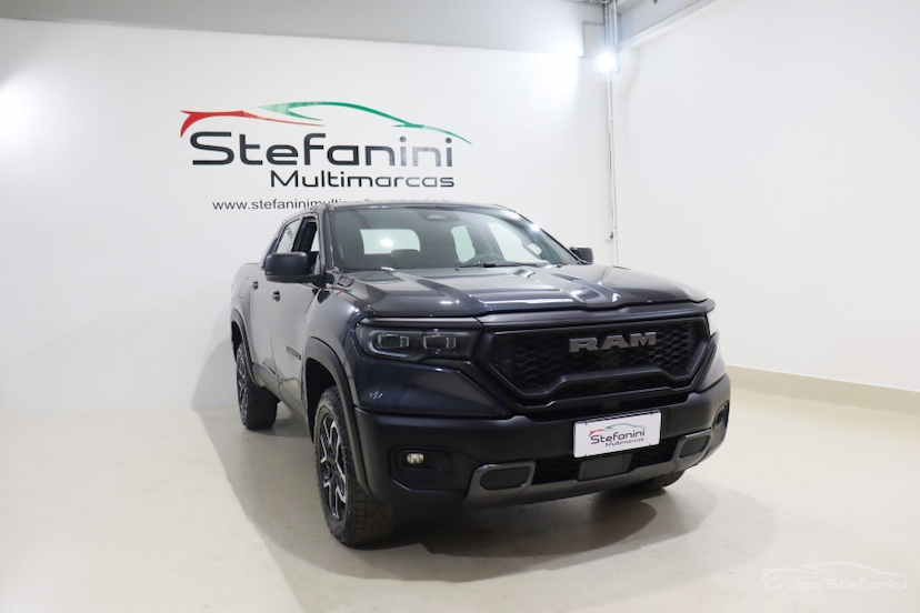 Foto do veículo RAM RAMPAGE 2.0 HURRICANE 4 TURBO GASOLINA REBEL 4X4 AUTOMÁTICO 2024 27.184 KM 208.990,00