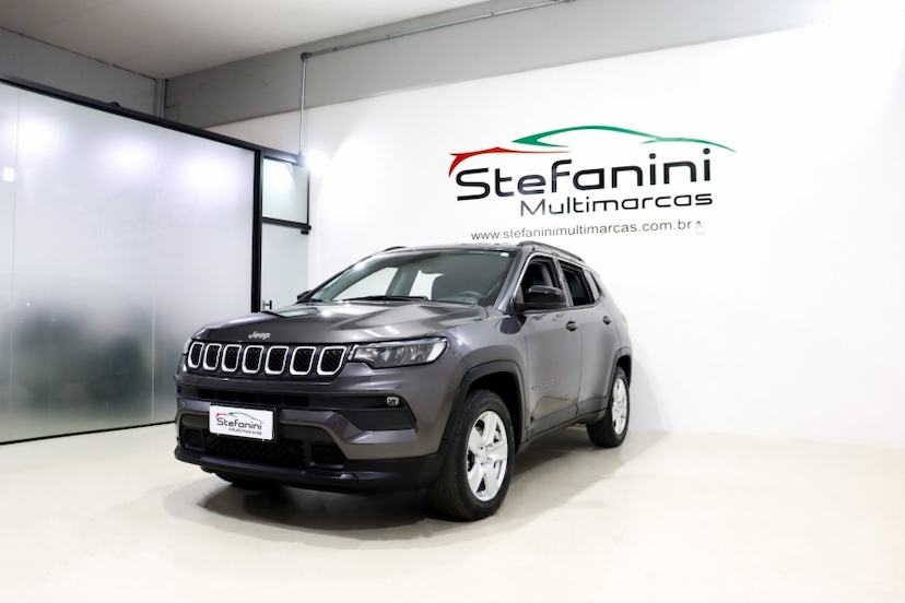 Foto do veículo JEEP COMPASS 1.3 T270 TURBO FLEX SPORT AT6 2022 76.461 KM 108.990,00