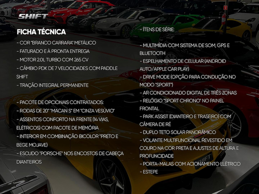 Foto do veículo PORSCHE PANAMERA  4 E-HYBRID 2018 21.295 KM 485.000,00