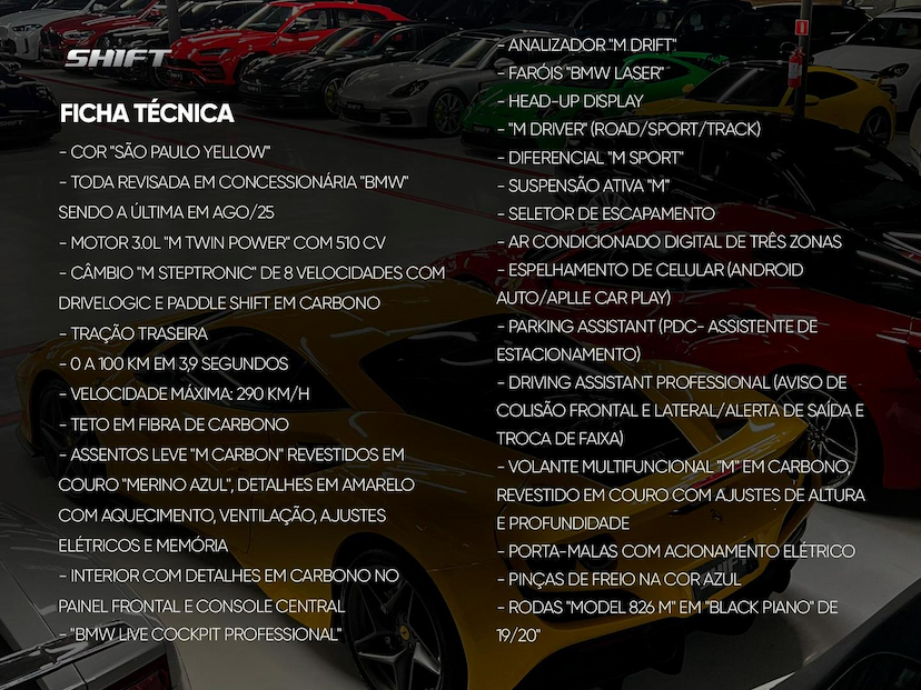 Foto do veículo BMW M3  COMPETITION 2023 9.005 KM 630.000,00