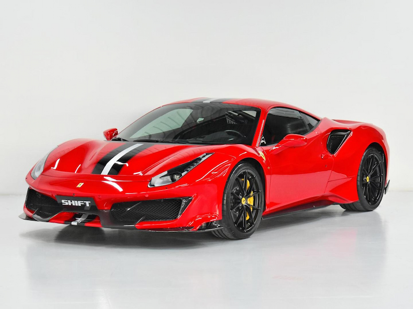Foto do veículo FERRARI 488 GTB  PISTA 3.9 V8 720CV 2019 3.165 KM 5.600.000,00