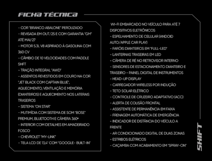 Foto do veículo CHEVROLET SILVERADO  HIGH COUNTRY 5.3 V8 AWD AUT. 2024 24.930 KM 409.000,00