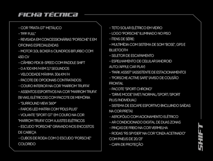 Foto do veículo PORSCHE 911  CARRERA S COUPE 3.0 (991/992) 2021 21.075 KM 775.000,00