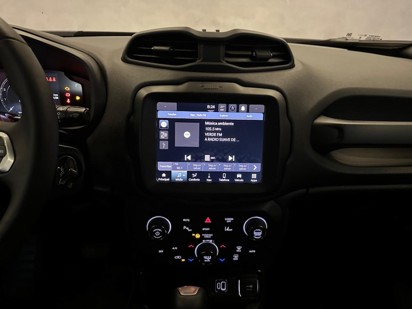 Foto do veículo JEEP RENEGADE  LONGITUDE T270 1.3 TB 4X2 FLEX AUT 2024 8.349 KM 126.900,00