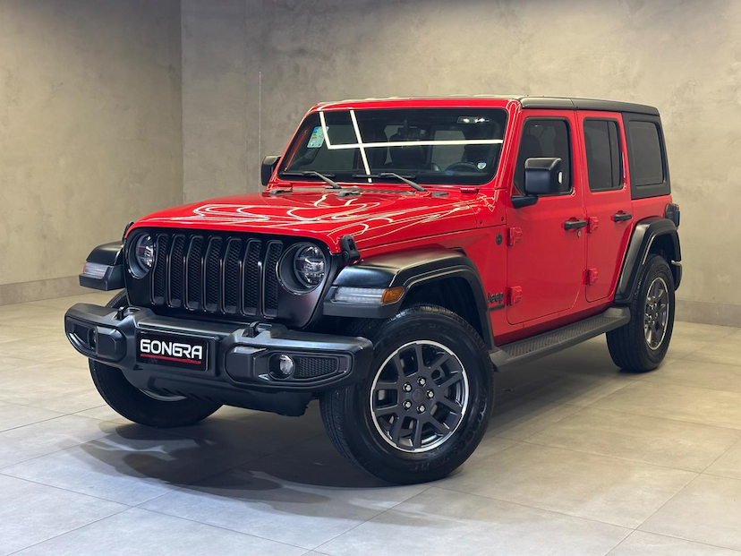 Foto do veículo JEEP WRANGLER  UNLIMITED 80 ANOS 2.0 TB 4P 2021 21.138 KM 349.900,00
