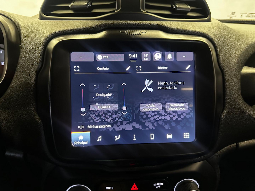 Foto do veículo JEEP RENEGADE  LONGITUDE T270 1.3 TB 4X2 FLEX AUT 2022 29.636 KM 107.900,00