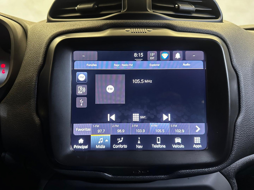 Foto do veículo JEEP RENEGADE  LONGITUDE T270 1.3 TB 4X2 FLEX AUT 2023 24.079 KM 112.900,00