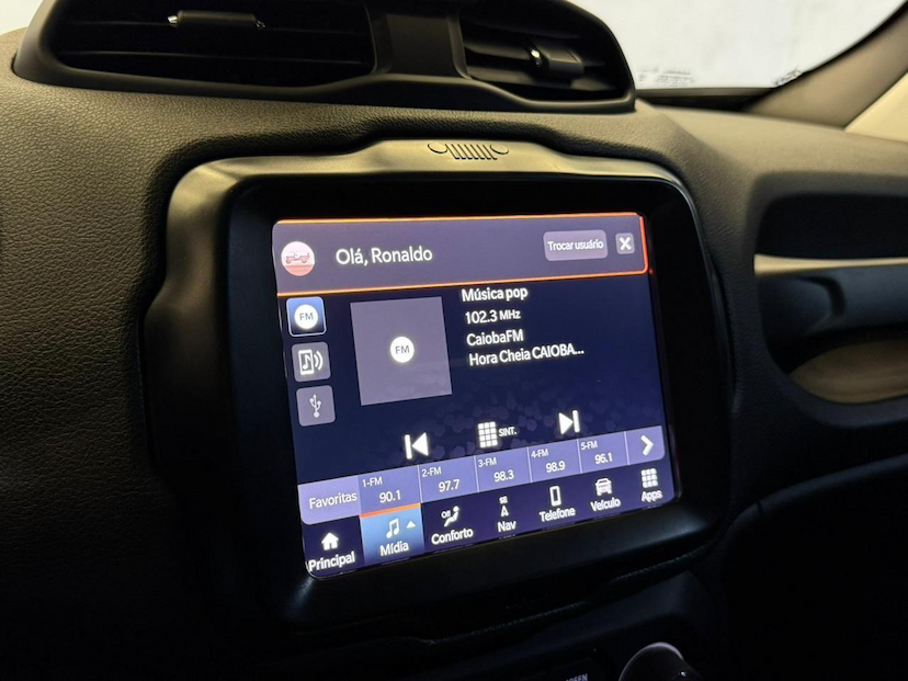 Foto do veículo JEEP RENEGADE  LONGITUDE T270 1.3 TB 4X2 FLEX AUT 2025 14.736 KM 115.900,00